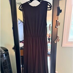 Black maxi dress